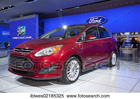 The 2013 Ford C-Max Energi plug-in hybrid electric car on display at North American International Auto Show, Detroit, Michigan, USA, North America View Large Photo Image Stock Photography - The 2013 Ford C-Max Energi plug-in hybrid electric car on display at North American International Auto Show, Detroit, Michigan, USA, North America. Fotosearch