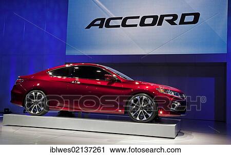 Stock Image - The 2013 Honda Accord concept on display at the North American International Auto Show, Detroit, Michigan, USA, North America. Fotosearch