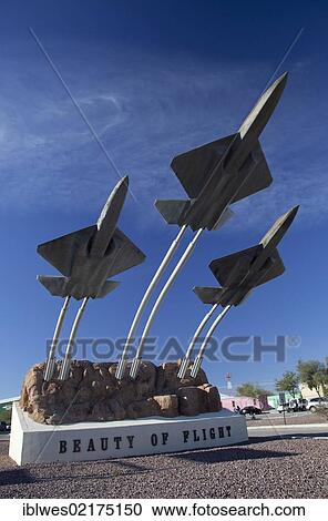 The "Beauty of Flight" sculpture at the entrance to the Pima Air & Space Museum, the museum displays 300 military and civilian aircraft, Tucson, Arizona, USA, North America View Large Photo Image Stock Image - The "Beauty of Flight" sculpture at the entrance to the Pima Air & Space Museum, the museum displays 300 military and civilian aircraft, Tucson, Arizona, USA, North America. Fotosearch