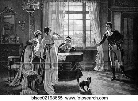 The beloved returning from the military, historical wood engraving, about 1897 View Large Photo Image Stock Photography - The beloved returning from the military, historical wood engraving, about 1897. Fotosearch