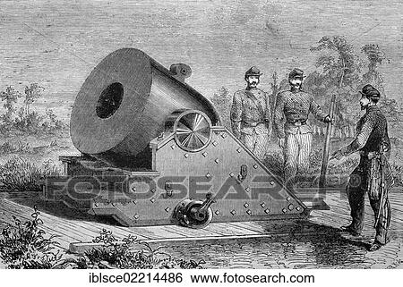 The colossal mortar, a cannon, an American invention, historical wood engraving, circa 1888 View Large Photo Image Stock Photograph - The colossal mortar, a cannon, an American invention, historical wood engraving, circa 1888. Fotosearch