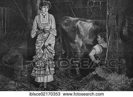The first day of the milk diet, historical engraving, 1883 View Large Photo Image Stock Image - The first day of the milk diet, historical engraving, 1883. Fotosearch