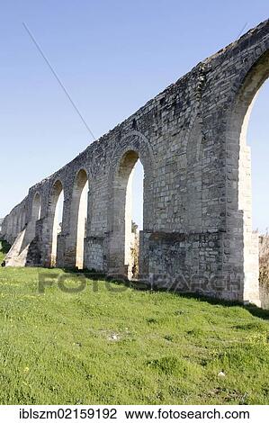 The historic Kamares Aqueduct near Larnaca, Southern Cyprus, Europe View Large Photo Image Stock Image - The historic Kamares Aqueduct near Larnaca, Southern Cyprus, Europe. Fotosearch