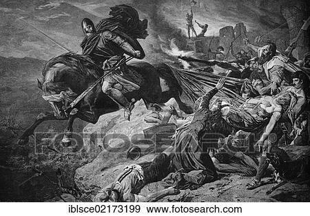 The last knight of Hohen-Realta plunging into the abyss of the Via Mala, Switzerland, historical engraving, circa 1885, Europe View Large Photo Image Stock Photo - The last knight of Hohen-Realta plunging into the abyss of the Via Mala, Switzerland, historical engraving, circa 1885, Europe. Fotosearch