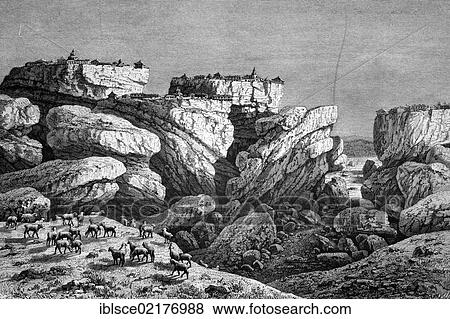 The Meteora monasteries in Greece, historical engraving, 1883 View Large Photo Image Stock Photo - The Meteora monasteries in Greece, historical engraving, 1883. Fotosearch