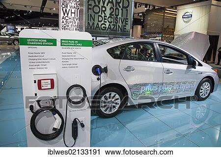 The Toyota Prius plug-in hybrid electric car on display at the North American International Auto Show, Detroit, Michigan, USA, North America View Large Photo Image Stock Image - The Toyota Prius plug-in hybrid electric car on display at the North American International Auto Show, Detroit, Michigan, USA, North America. Fotosearch