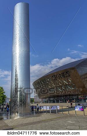 The Welsh Millennium Center, architect Percy Thomas, Cardiff, South Glamorgan, Wales, United Kingdom, Europe View Large Photo Image Stock Photograph - The Welsh Millennium Center, architect Percy Thomas, Cardiff, South Glamorgan, Wales, United Kingdom, Europe. Fotosearch