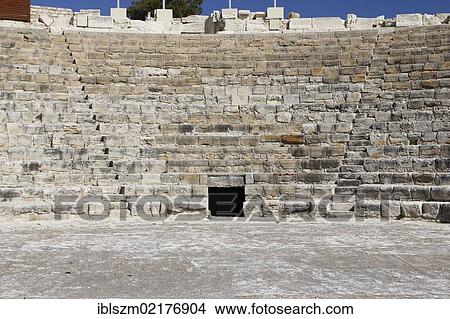Picture - Theatre of Kourion, Cyprus, Greece, Europe. Fotosearch