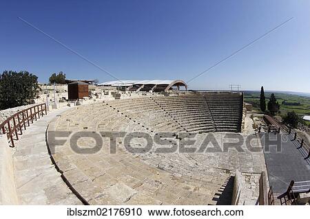 Theatre of Kourion, Cyprus, Greece, Europe View Large Photo Image Stock Image - Theatre of Kourion, Cyprus, Greece, Europe. Fotosearch