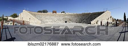 Stock Photo - Theatre of Kourion, Cyprus, Greece, Europe. Fotosearch