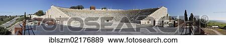 Stock Photo - Theatre of Kourion, Cyprus, Greece, Europe. Fotosearch