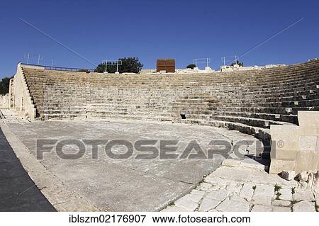 Theatre of Kourion, Cyprus, Greece, Europe View Large Photo Image Stock Photo - Theatre of Kourion, Cyprus, Greece, Europe. Fotosearch