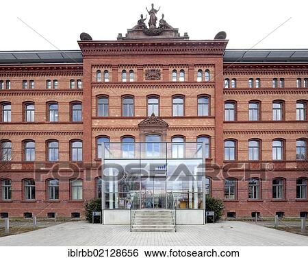 Stock Photograph - Thuringian Development Bank, Benary-Building, Erfurt, Thuringia, Germany, Europe, PublicGround, Europe. Fotosearch