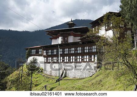 Tibetan Buddhism, Cheri Goemba Monastery, Chagri Dorjeden Monastery, near Thimphu, the Himalayas, Kingdom of Bhutan, South Asia, Asia View Large Photo Image Stock Image - Tibetan Buddhism, Cheri Goemba Monastery, Chagri Dorjeden Monastery, near Thimphu, the Himalayas, Kingdom of Bhutan, South Asia, Asia. Fotosearch