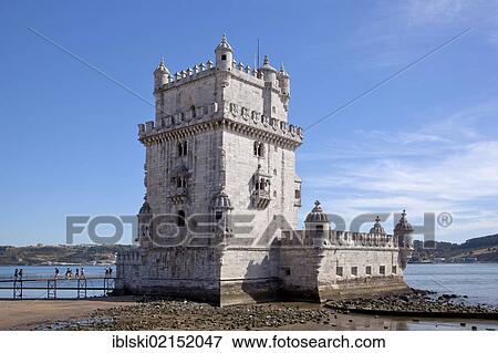 Torre de Belem, fortifications from the 16th Century, UNESCO World Heritage Site, at the mouth of the Rio Tejo River in the district of Belem in Lisbon, Portugal, Europe View Large Photo Image Stock Photo - Torre de Belem, fortifications from the 16th Century, UNESCO World Heritage Site, at the mouth of the Rio Tejo River in the district of Belem in Lisbon, Portugal, Europe. Fotosearch