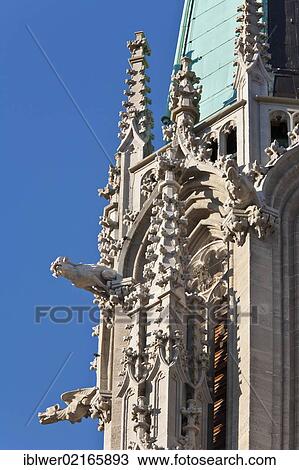 Tower, detail, St. Mary's Church, Muehlhausen, Thuringia, Germany, Europe View Large Photo Image Stock Image - Tower, detail, St. Mary's Church, Muehlhausen, Thuringia, Germany, Europe. Fotosearch