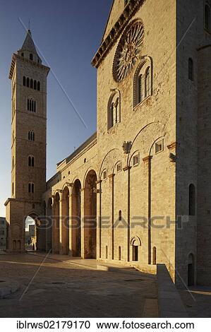 Tower of the Cathedral of San Nicola Pellegrino in Trani, Puglia, Italy, Europe View Large Photo Image Stock Image - Tower of the Cathedral of San Nicola Pellegrino in Trani, Puglia, Italy, Europe. Fotosearch