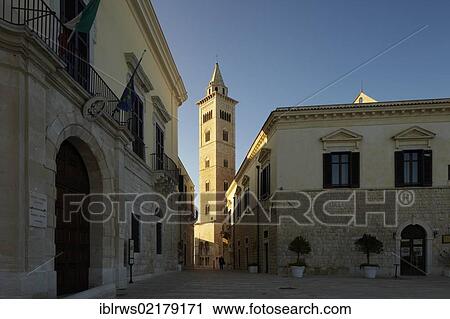 Tower of the Cathedral of San Nicola Pellegrino in Trani, Puglia, Italy, Europe View Large Photo Image Stock Image - Tower of the Cathedral of San Nicola Pellegrino in Trani, Puglia, Italy, Europe. Fotosearch