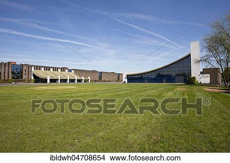 Town hall, Europahalle, civic hall, Forumplatz, Castrop-Rauxel, Ruhr Area, North Rhine-Westphalia, Germany, Europe View Large Photo Image Picture - Town hall, Europahalle, civic hall, Forumplatz, Castrop-Rauxel, Ruhr Area, North Rhine-Westphalia, Germany, Europe. Fotosearch