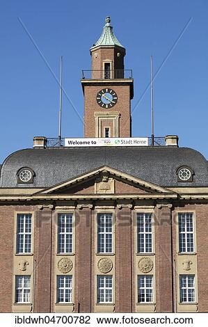 Town Hall, Herne, Ruhr district, North Rhine-Westphalia, Germany, Europe View Large Photo Image Stock Image - Town Hall, Herne, Ruhr district, North Rhine-Westphalia, Germany, Europe. Fotosearch