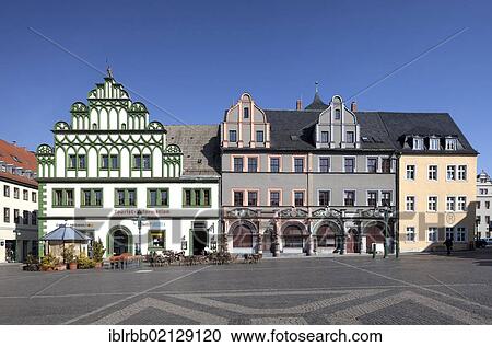 Townhouse and Cranach House on market square, Weimar, Thuringia, Germany, Europe, PublicGround, Europe View Large Photo Image Stock Image - Townhouse and Cranach House on market square, Weimar, Thuringia, Germany, Europe, PublicGround, Europe. Fotosearch