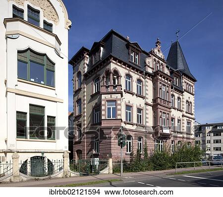Townhouse, Gruenderzeit period, Eisenach, Thuringia, Germany, Europe, PublicGround, Europe View Large Photo Image Picture - Townhouse, Gruenderzeit period, Eisenach, Thuringia, Germany, Europe, PublicGround, Europe. Fotosearch