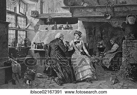Travelling couple during a stop at an inn, historical engraving, 1880 View Large Photo Image Stock Image - Travelling couple during a stop at an inn, historical engraving, 1880. Fotosearch