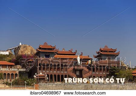 Trung Son Cu Tu Pagoda, Phan Rang, Ninh Thuan, Vietnam, Asia View Large Photo Image Stock Photo - Trung Son Cu Tu Pagoda, Phan Rang, Ninh Thuan, Vietnam, Asia. Fotosearch