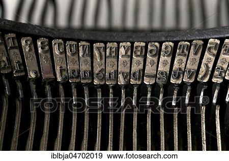 Typewriter, close-up View Large Photo Image Stock Photo - Typewriter, close-up. Fotosearch