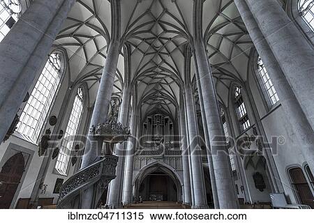 Vault with organ loft of the late Gothic church of St. George, built between 1427 and 1505, Nördlingen, Bavaria, Germany, Europe View Large Photo Image Stock Photography - Vault with organ loft of the late Gothic church of St. George, built between 1427 and 1505, Nördlingen, Bavaria, Germany, Europe. Fotosearch