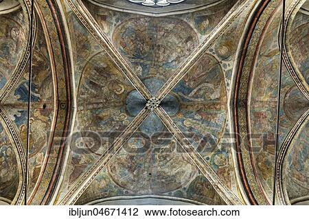 Vaulted fresco in the nave, 13th century, St. Mary in Lyskirchen, Romanesque basilica, Romanesque churches Cologne, Cologne, North Rhine-Westphalia, Germany, Europe View Large Photo Image Stock Image - Vaulted fresco in the nave, 13th century, St. Mary in Lyskirchen, Romanesque basilica, Romanesque churches Cologne, Cologne, North Rhine-Westphalia, Germany, Europe. Fotosearch