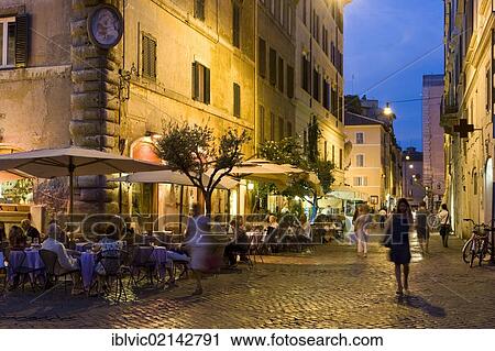 Via dei Baullari looking towards Campo de' Fiori at dusk, Rome, Italy, Europe View Large Photo Image Stock Image - Via dei Baullari looking towards Campo de' Fiori at dusk, Rome, Italy, Europe. Fotosearch