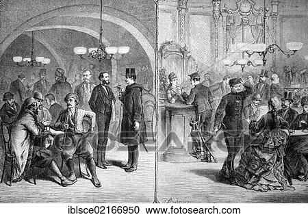 Viennese coffee house in Vienna, Austria, historical wood engraving, 1886, Europe View Large Photo Image Stock Image - Viennese coffee house in Vienna, Austria, historical wood engraving, 1886, Europe. Fotosearch