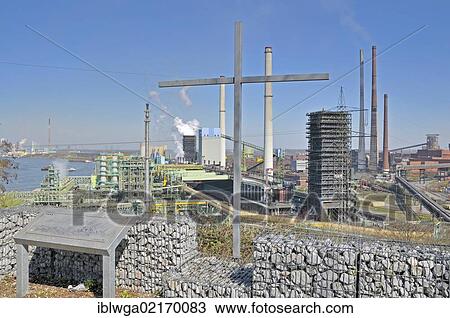 View from Alsumer Berg, vantage point on Route der Industriekultur, route of industrial culture, ThyssenKrupp Steel works in Hamborn, Kokerei Schwelgern, coking plant with furnaces, Duisburg, North Rhine-Westphalia, Germany, Europe, PublicGround, Europe View Large Photo Image Stock Image - View from Alsumer Berg, vantage point on Route der Industriekultur, route of industrial culture, ThyssenKrupp Steel works in Hamborn, Kokerei Schwelgern, coking plant with furnaces, Duisburg, North Rhine-Westphalia, Germany, Europe, PublicGround, Europe. Fotosearch