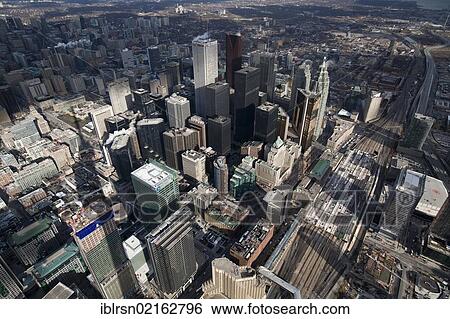 View from CN Tower over the city centre with the financial centre, Toronto, Canada, North America View Large Photo Image Stock Photograph - View from CN Tower over the city centre with the financial centre, Toronto, Canada, North America. Fotosearch