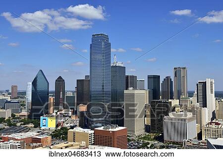 View from Reunion Tower on skyline with skyscrapers, Arts District, Dallas, Texas, USA, North America View Large Photo Image Stock Image - View from Reunion Tower on skyline with skyscrapers, Arts District, Dallas, Texas, USA, North America. Fotosearch