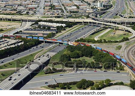 View from Reunion Tower, Roads, Stemmons Freeway, Dallas, Texas, USA, North America View Large Photo Image Stock Image - View from Reunion Tower, Roads, Stemmons Freeway, Dallas, Texas, USA, North America. Fotosearch