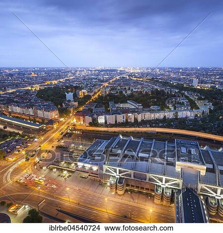 View from the Berlin Radio Tower towards City West, Berlin, Germany, Europe View Large Photo Image Picture - View from the Berlin Radio Tower towards City West, Berlin, Germany, Europe. Fotosearch