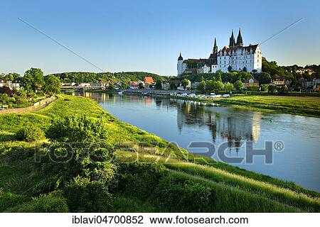 View of Meissen, city view, castle hillwith cathedral and Albrechtsburg Castle is reflected in the river Elbe, Meissen, Saxony, Germany, Europe View Large Photo Image Stock Image - View of Meissen, city view, castle hillwith cathedral and Albrechtsburg Castle is reflected in the river Elbe, Meissen, Saxony, Germany, Europe. Fotosearch
