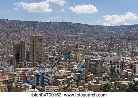 View of the city, sea of houses, La Paz, Bolivia, South America View Large Photo Image Stock Image - View of the city, sea of houses, La Paz, Bolivia, South America. Fotosearch