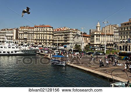 View of the Old Port, Vieux Port, Marseille, Provence-Alpes-Côte d'Azur, France, Europe View Large Photo Image Stock Photograph - View of the Old Port, Vieux Port, Marseille, Provence-Alpes-Côte d'Azur, France, Europe. Fotosearch