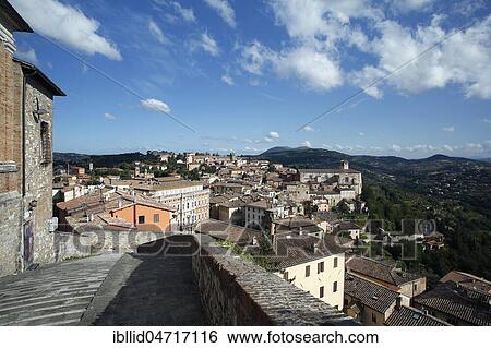 View of the town, city view, Perugia, Umbria, Italy, Europe View Large Photo Image Stock Photograph - View of the town, city view, Perugia, Umbria, Italy, Europe. Fotosearch