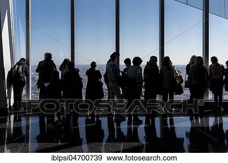 Visitors at One World Trade Center observation deck, New York City, USA, North America View Large Photo Image Stock Photo - Visitors at One World Trade Center observation deck, New York City, USA, North America. Fotosearch