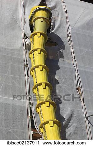 Waste pipe from a house renovation View Large Photo Image Stock Image - Waste pipe from a house renovation. Fotosearch