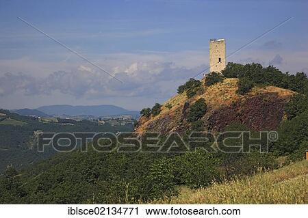 Watch tower of Castello di Rossena castle, near Canossa, Emilia Romagna, Italy, Europe View Large Photo Image Stock Image - Watch tower of Castello di Rossena castle, near Canossa, Emilia Romagna, Italy, Europe. Fotosearch