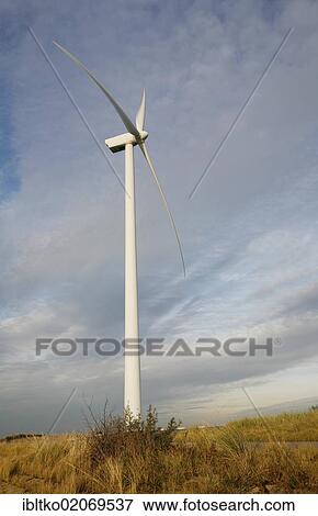 Wind turbine near Kamperland, Zeeland, Holland, Netherlands, Europe View Large Photo Image Stock Photo - Wind turbine near Kamperland, Zeeland, Holland, Netherlands, Europe. Fotosearch