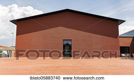 Windowless red brick building in the shape of a warehouse, modern architecture, architect Herzog & de Meuron, Schaudepot, Vitra Campus, Vitra Design Museum, Weil am Rhein, Baden-Württemberg, Germany, Europe View Large Photo Image Stock Image - Windowless red brick building in the shape of a warehouse, modern architecture, architect Herzog & de Meuron, Schaudepot, Vitra Campus, Vitra Design Museum, Weil am Rhein, Baden-Württemberg, Germany, Europe. Fotosearch