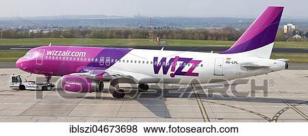 Wizz Air airliner parking, Dortmund Airport 21, Dortmund Airport, Ruhr Area, North Rhine-Westphalia, Germany, Europe View Large Photo Image Stock Photo - Wizz Air airliner parking, Dortmund Airport 21, Dortmund Airport, Ruhr Area, North Rhine-Westphalia, Germany, Europe. Fotosearch