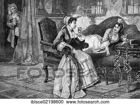 Women smoking secretly, historic wood engraving, about 1897 View Large Photo Image Stock Image - Women smoking secretly, historic wood engraving, about 1897. Fotosearch