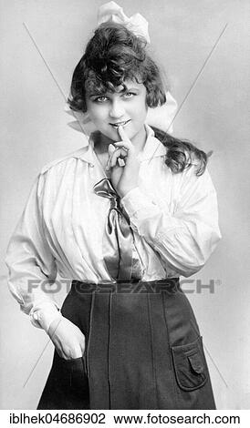 Young Woman Flirting, 1920s, Germany, Europe View Large Photo Image Stock Image - Young Woman Flirting, 1920s, Germany, Europe. Fotosearch